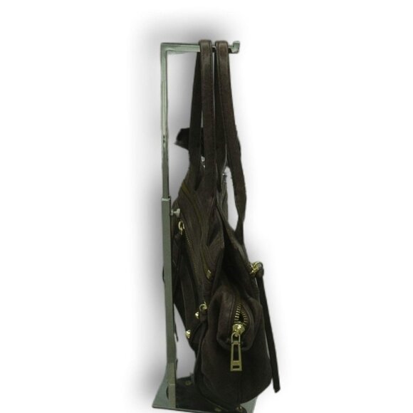 GUC Botkier Trigger Premium Leather Satchel Studded Medium Size Shoulder Bag - Picture 2 of 5